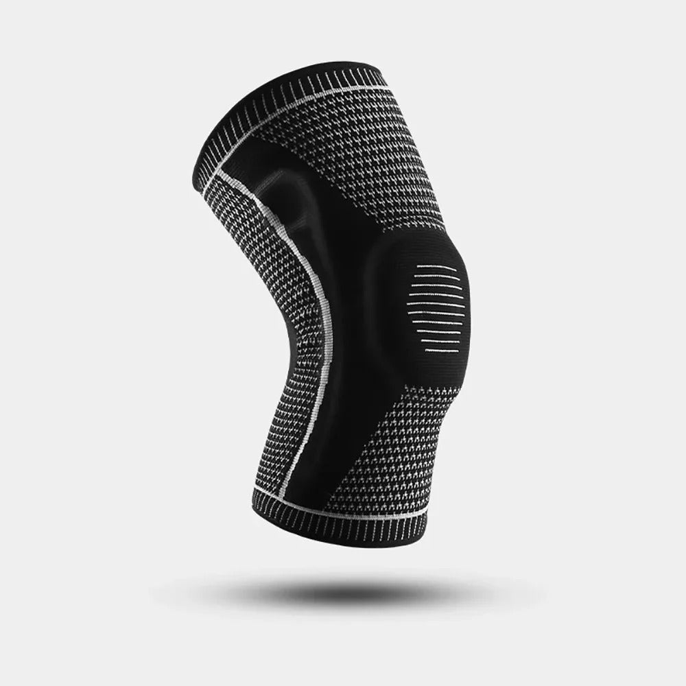 1PC Silicone Knee Pads Strap Patella Medial Support Meniscus Compression Knee Braces