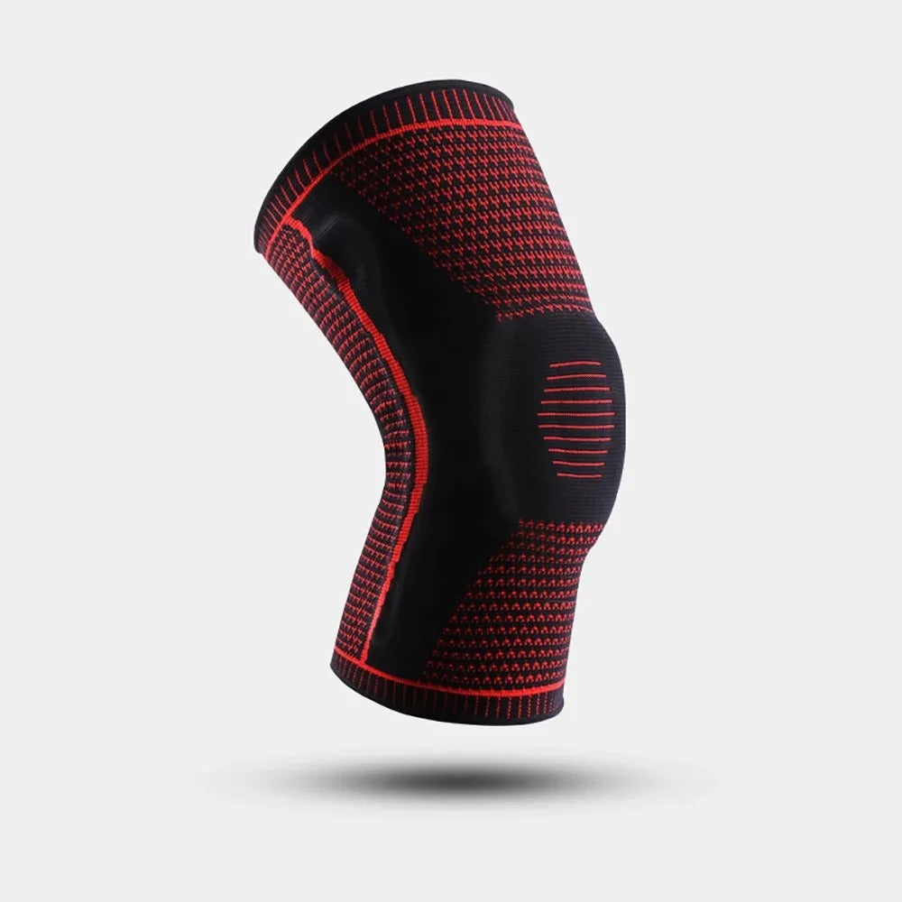 1PC Silicone Knee Pads Strap Patella Medial Support Meniscus Compression Knee Braces