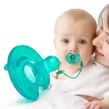 Silicone Round Pacifier Baby Teether Bear KidsTopia Baby Essentials