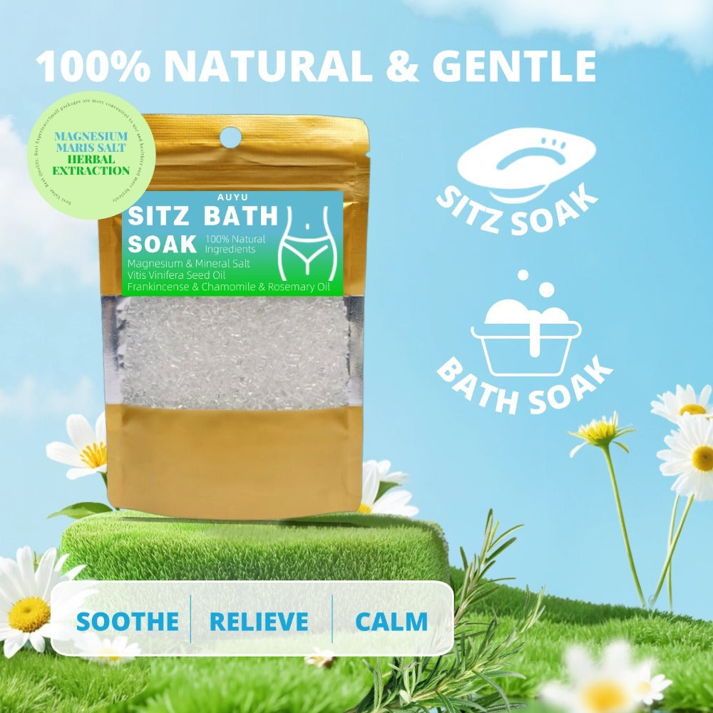 Bath Salt Soak Postpartum Care Hemorrhoid Care Epsom Salt and Sea Salt KidsTopia Baby Essentials