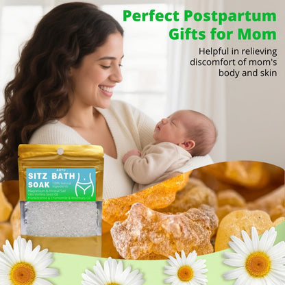 Bath Salt Soak Postpartum Care Hemorrhoid Care Epsom Salt and Sea Salt KidsTopia Baby Essentials