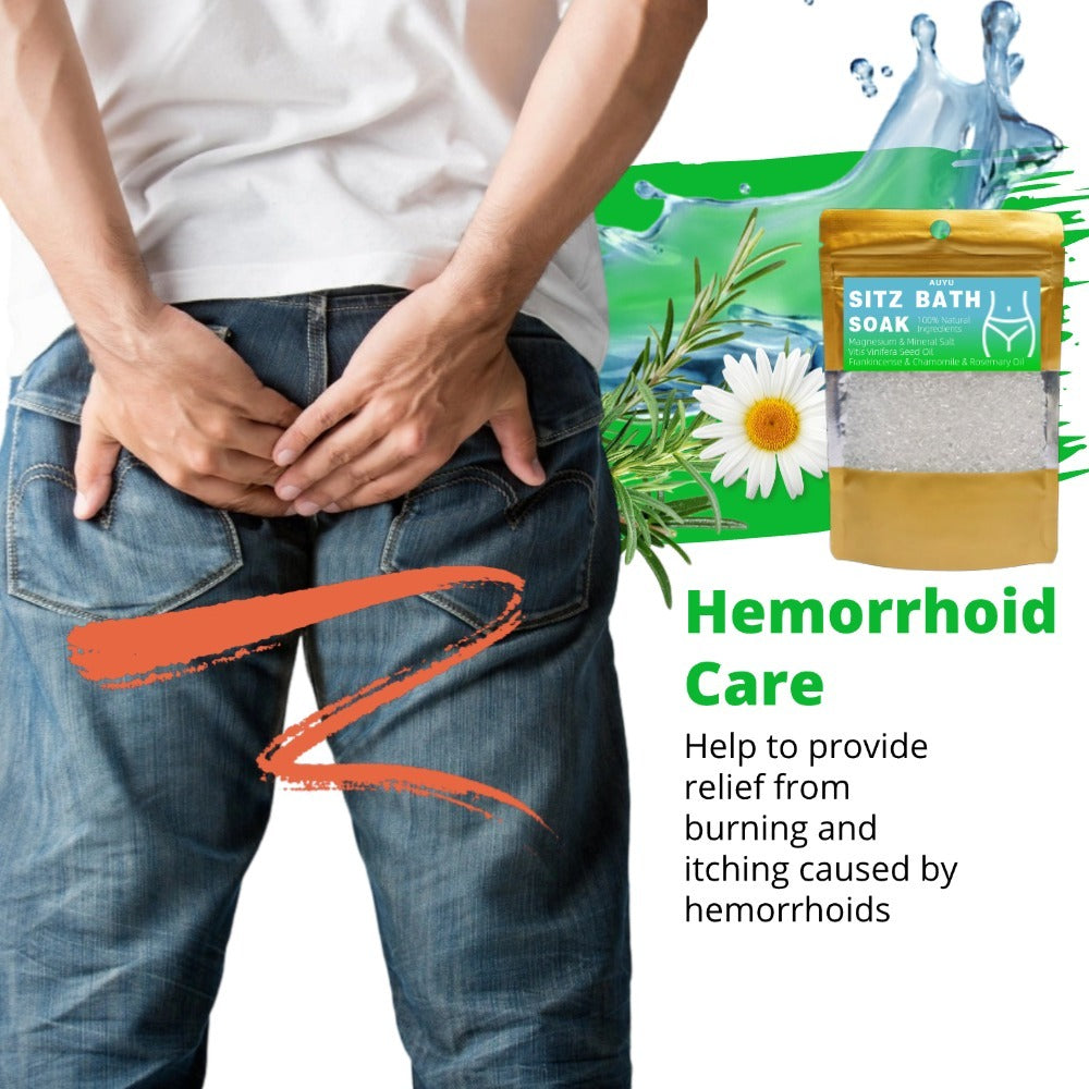 Bath Salt Soak Postpartum Care Hemorrhoid Care Epsom Salt and Sea Salt KidsTopia Baby Essentials