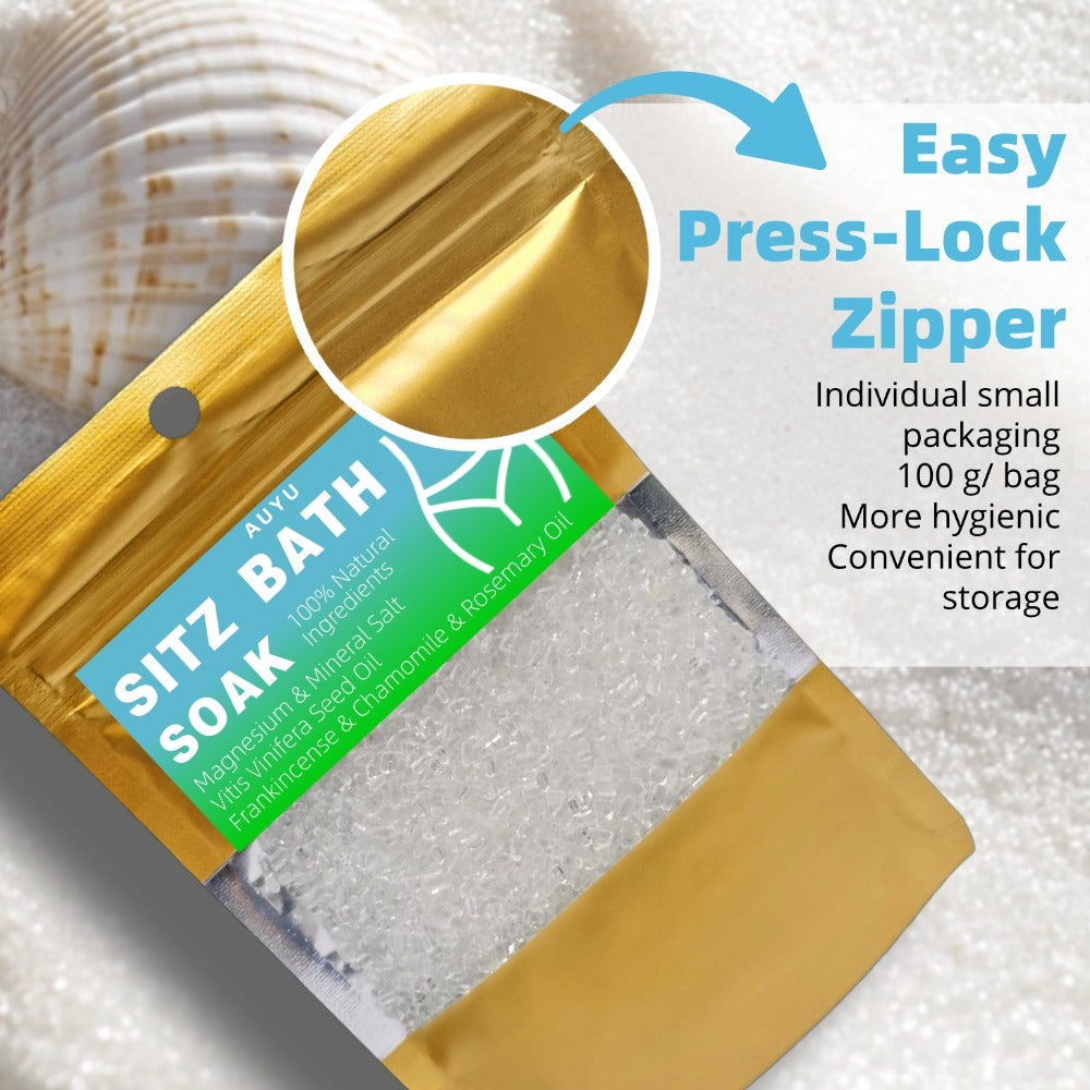 Bath Salt Soak Postpartum Care Hemorrhoid Care Epsom Salt and Sea Salt KidsTopia Baby Essentials