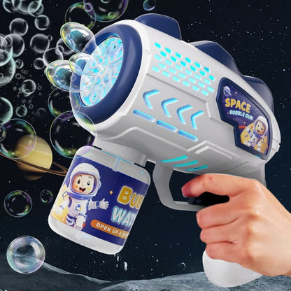 Space Astronauts Fully Automatic Bubble Gun Rocket