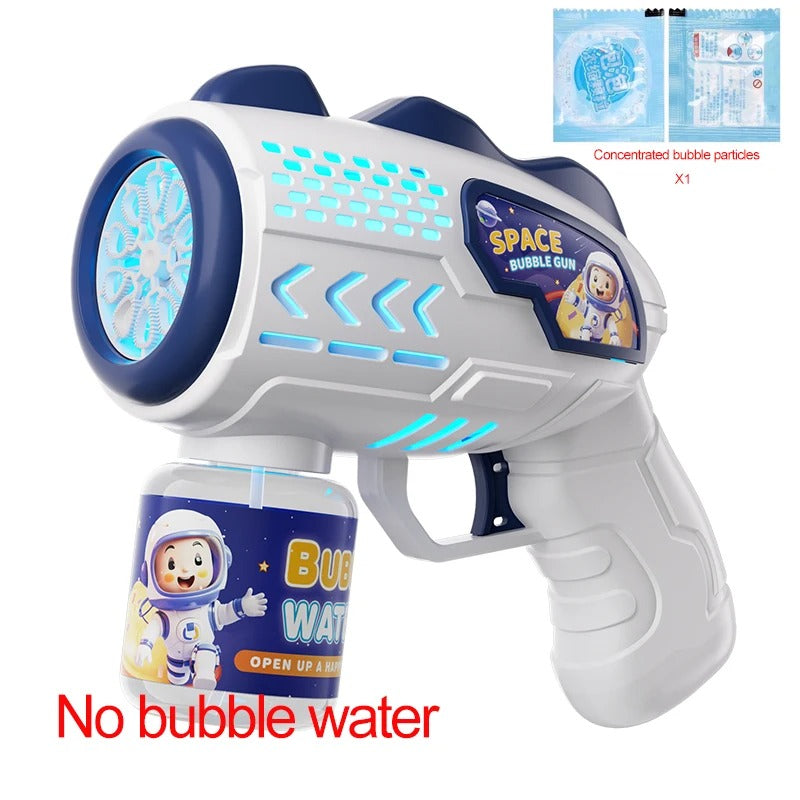 Space Astronauts Fully Automatic Bubble Gun Rocket