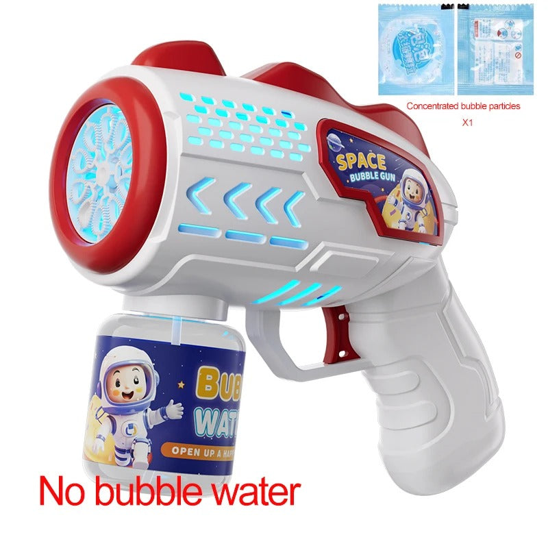 Space Astronauts Fully Automatic Bubble Gun Rocket