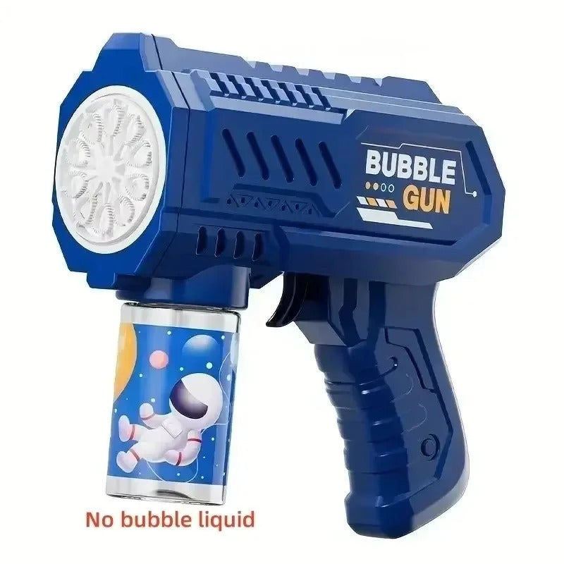 Space Astronauts Fully Automatic Bubble Gun Rocket