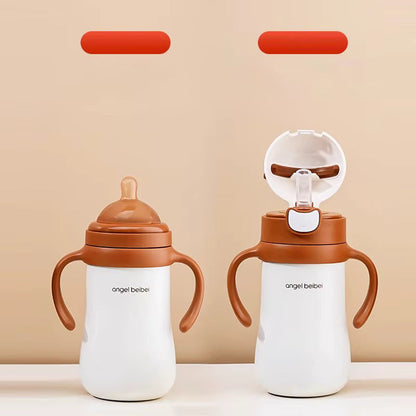 Stainless Steel Children's Cup Home Thermos Cup Study Drink Cup Cute Water Bottle KidsTopia Baby Essentials