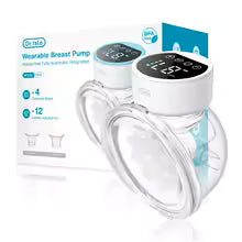 Wearable Electric Breast Pumps 4 Modes 12 Levels Portable Hands Free KidsTopia Baby Essentials